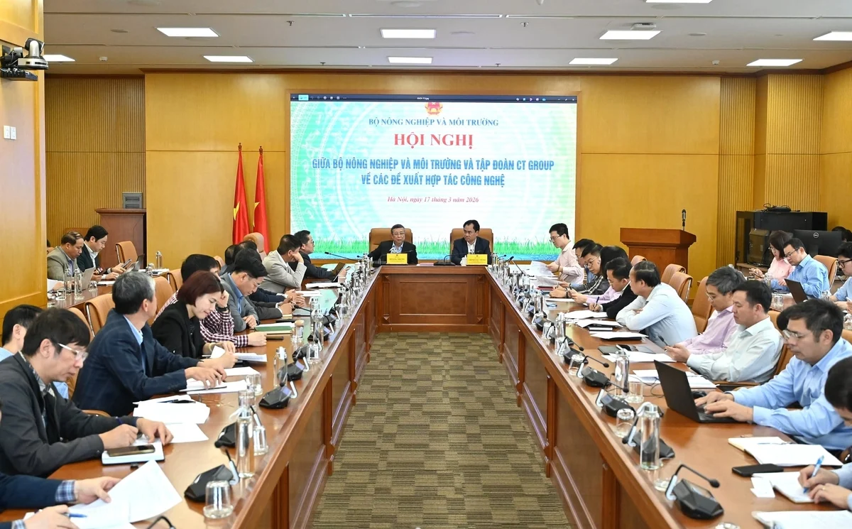 BỘ NÔNG NGHIỆP VÀ MÔI TRƯỜNG SẴN SÀNG ĐẶT HÀNG CÔNG NGHỆ MŨI NHỌN TỪ TẬP ĐOÀN CT GROUP